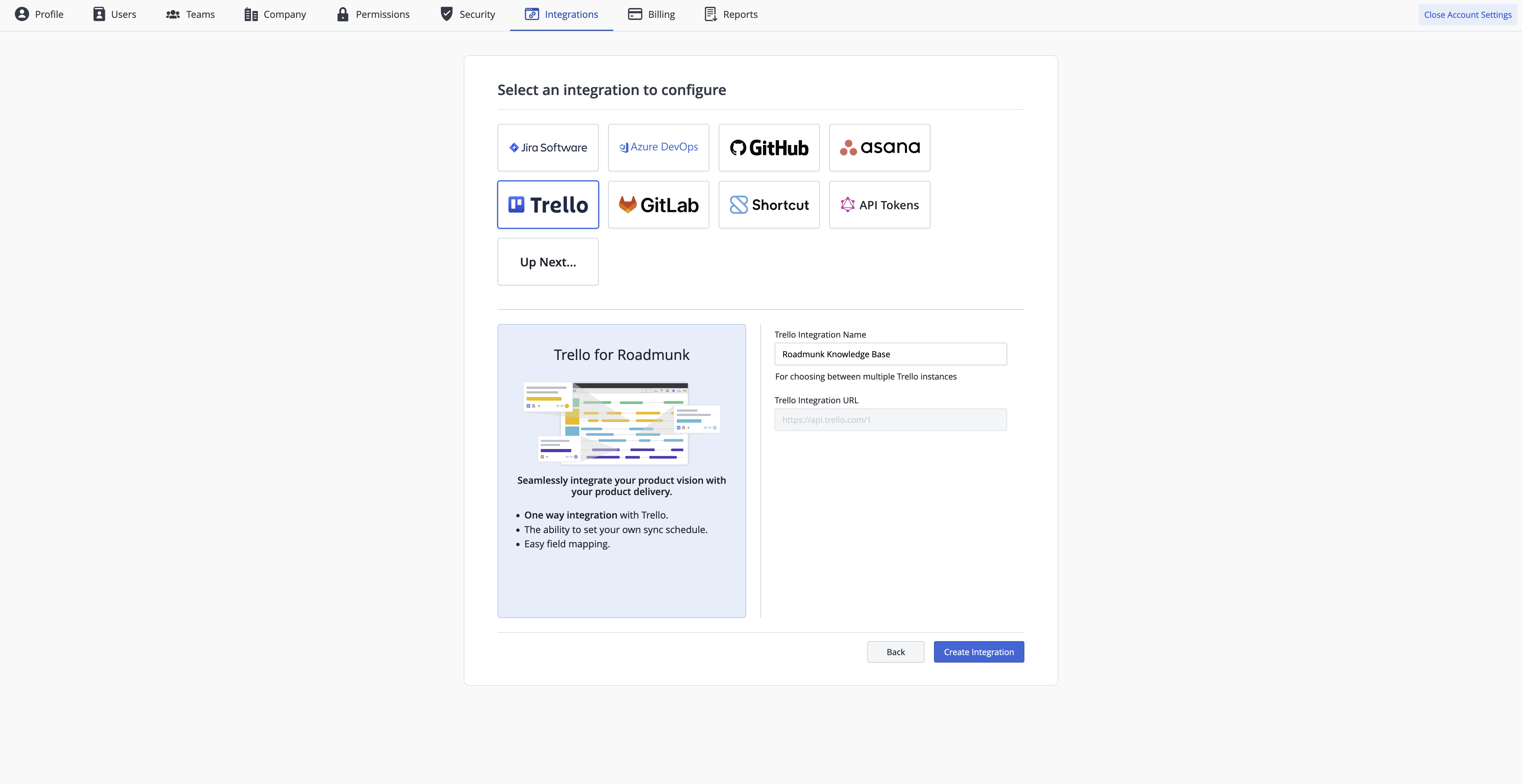 Integrating Trello