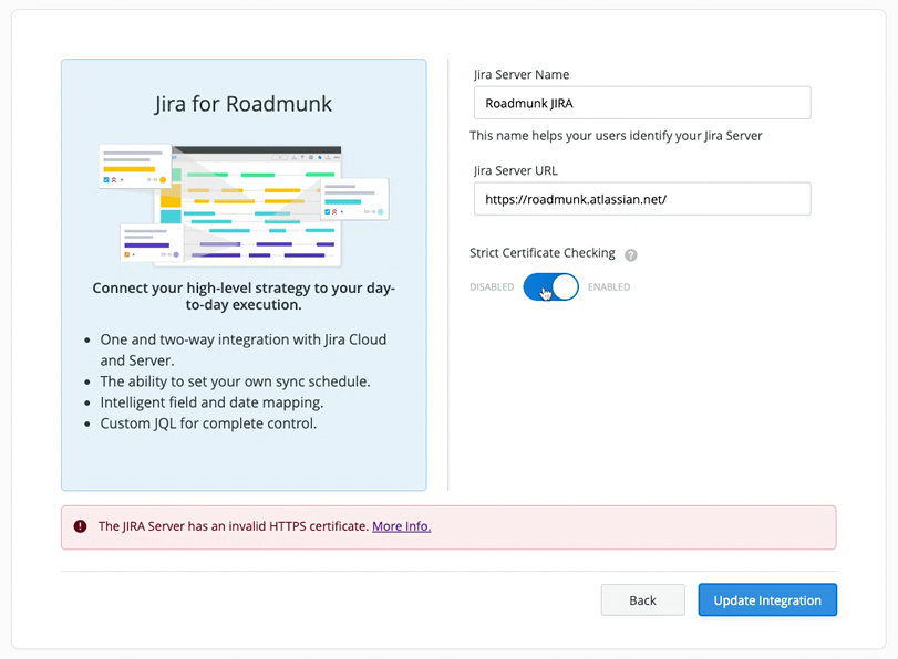 Troubleshooting Connection Errors With Jira – Roadmunk